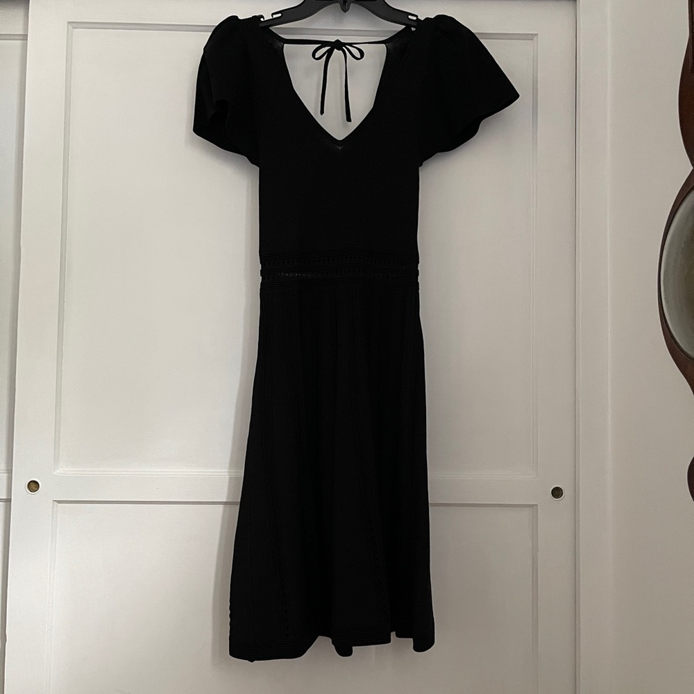 SANDRO Paris Black Dress